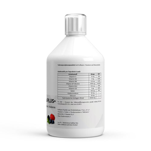 Kollagen Vital PLUS+ Shots - Wild Berry - 500ml